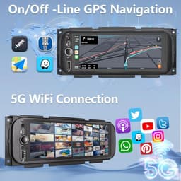 Video In-Dash Units w/GPS 2002 Plug&Play 4+64G Android 15 Car Radio Dodge Ram 15 gallery image 3