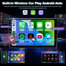 Video In-Dash Units w/GPS 2006 64G Upgrade Android 13 Radio Dodge Ram 1500/2500 gallery image 2