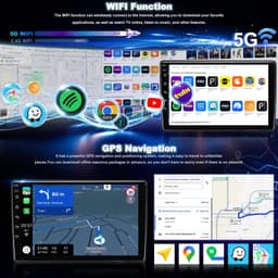 Video In-Dash Units w/GPS 2006 64G Upgrade Android 13 Radio Dodge Ram 1500/2500 gallery image 3