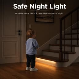 DE-320B Warm White 3000K Motion Sensor Activated LED Stair Lighting Kit DE 320 4 gallery image 3