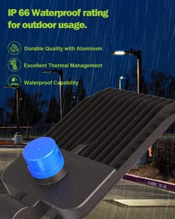 L2115200 Bronze LED Parking Lot Light 200W Light Dusk to Dawn Photocell 28000LM gallery image 2
