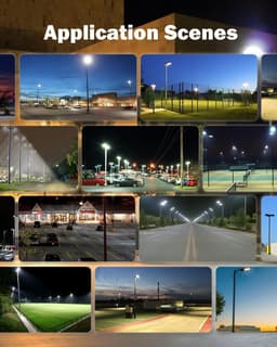 L2115200 Bronze LED Parking Lot Light 200W Light Dusk to Dawn Photocell 28000LM gallery image 4