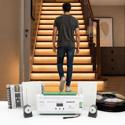 DE-320B Warm White 3000K Motion Sensor Activated LED Stair Lighting Kit DE 320 4 gallery image 1