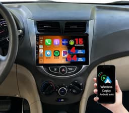 Android 13 Car Stereo Wireless CarPlay Android Auto Hyundai Accent 2012-2017 GPS gallery image 1