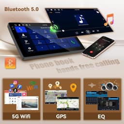 Android 13 Car Stereo Wireless CarPlay Android Auto Hyundai Accent 2012-2017 GPS gallery image 3