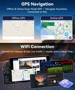 Android 13 Car Stereo Wireless CarPlay Android Auto VW Beetle 2002-2010 Wi-Fi BT gallery image 2