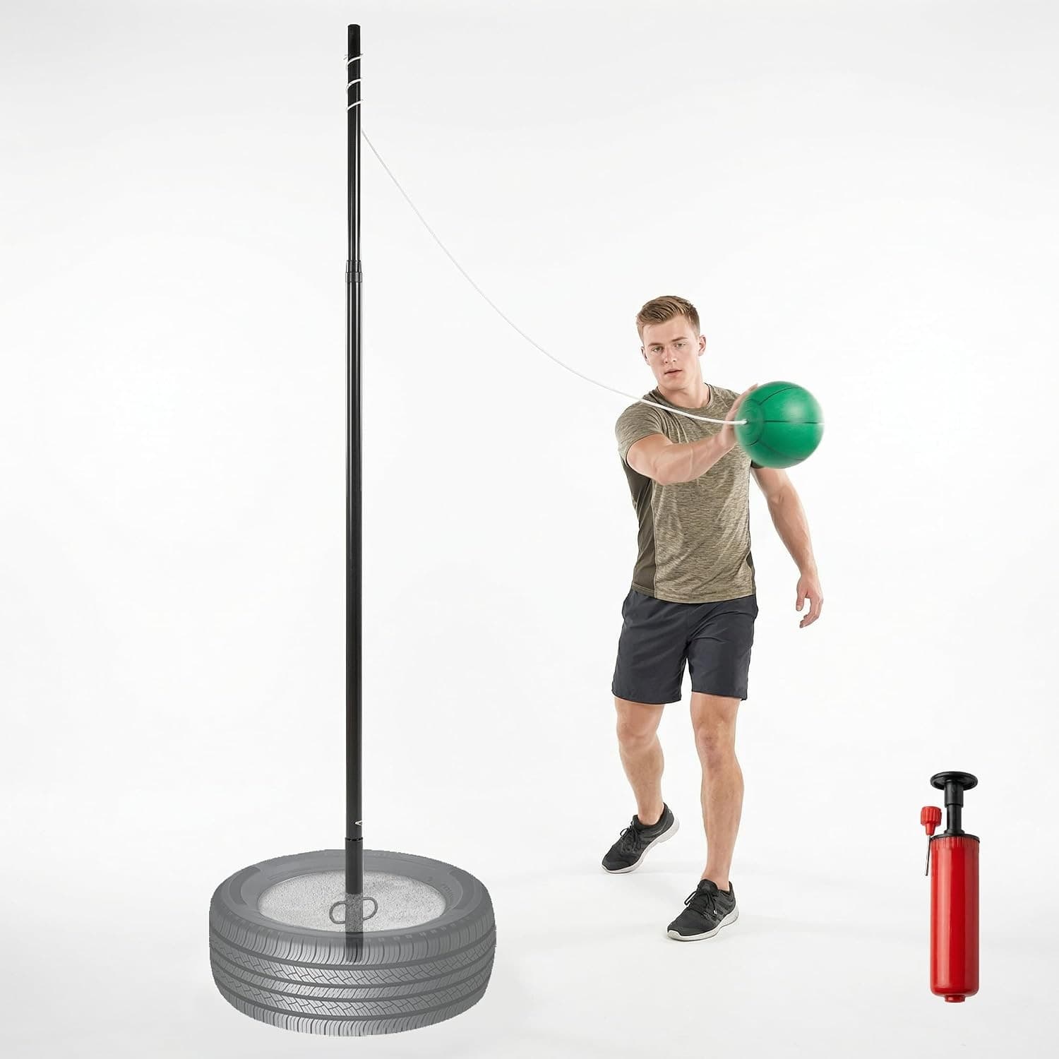 ‎Tetherball Set Tetherball Black Tetherball Set Tetherball Ball and Rope Set Pol