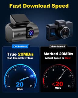 DKGEA 4K 1080P Front Rear Dash Cam WiFi GPS HDR ZD72D gallery image 1