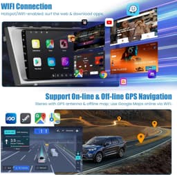 Video In-Dash Units w/GPS SWC 2006 Touch Screen Car Radio Stereo Toyota Camry gallery image 2