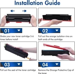 414A 414X High Yield Toner Cartridges 4 Pack| Replacement for 414A Work for Colo gallery image 2