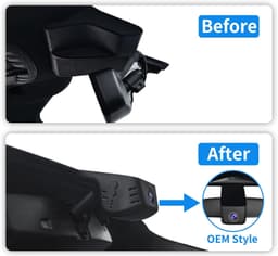 Front 4K Dash Cam for Ford F150 2018-2025 F250 F350 OEM Style 64GB Card gallery image 2