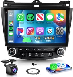 Video In-Dash Units w/GPS 2003 4G+128G Car Radio Honda Accord 7th 2003 2007 Ster gallery image 1