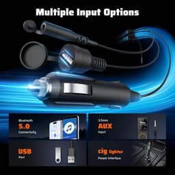 Ehaho 16 in 2.1CH UTV Sound Bar Subwoofer RGB Bluetooth Waterproof gallery image 3