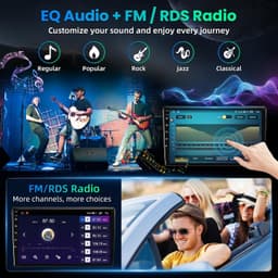 Fortdows 9 in Car Stereo for Toyota Prius 2010-2015 CarPlay GPS Camera gallery image 3