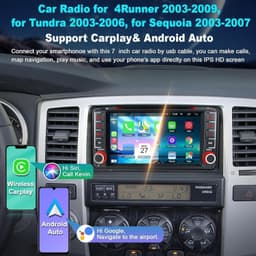 B4U 7 in Car Stereo for Toyota 4Runner 2003-2009 CarPlay Android Auto gallery image 2