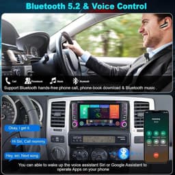 B4U 7 in Car Stereo for Toyota 4Runner 2003-2009 CarPlay Android Auto gallery image 3