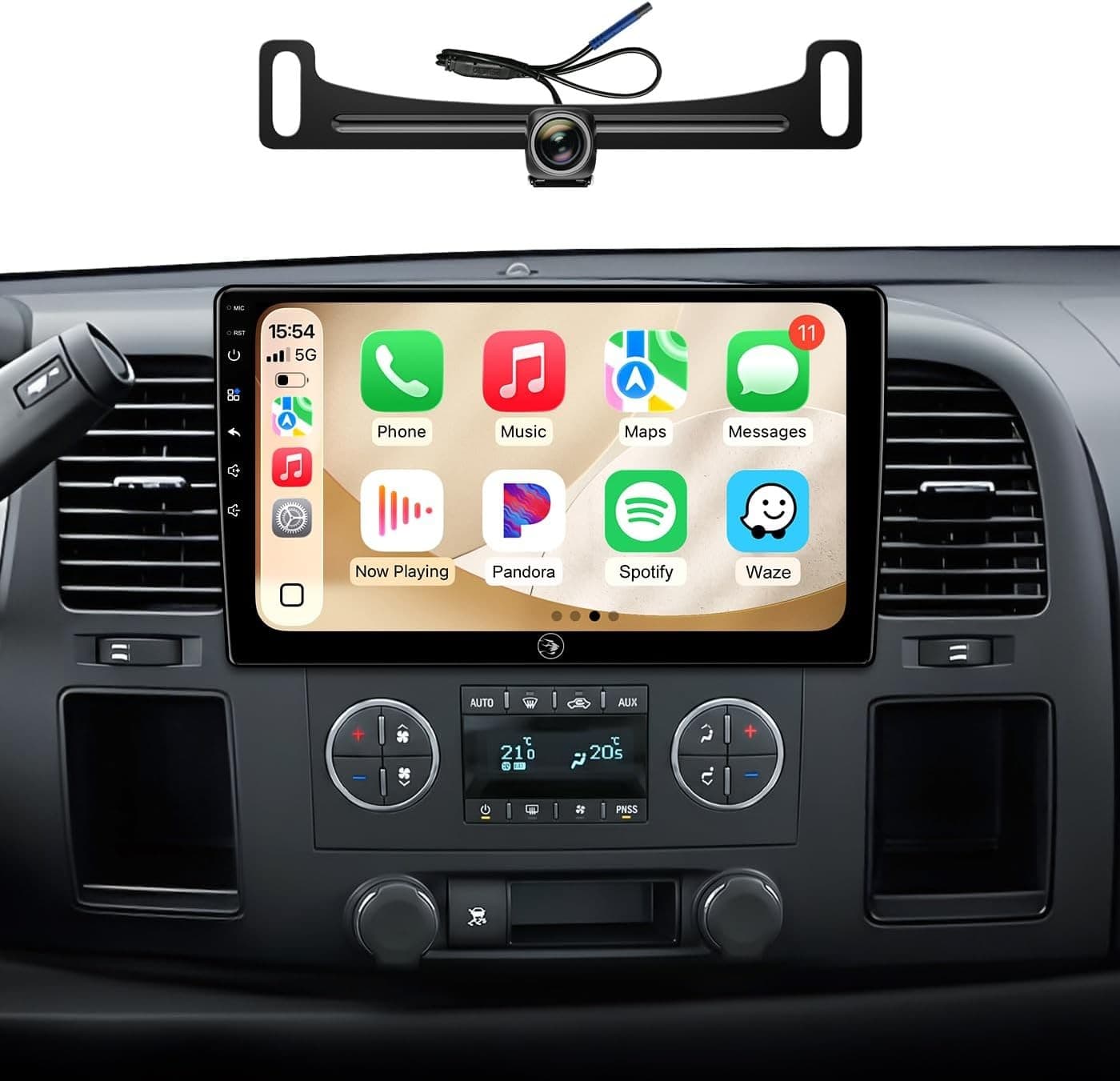 10in 2G+64G Video In-Dash Units w/GPS 1080P Camera 10in QLED Radio 07 13 Chevy
