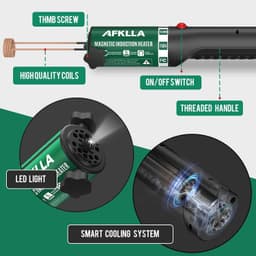 AFKLLA 1500W 110V Magnetic Induction Heater Bolt Removal Kit 6 Coils AF01 gallery image 4