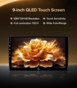 Video In-Dash Units w/GPS Suburban 07-12 Compatible 9in QLED Radio Chevy Silvera gallery image 4