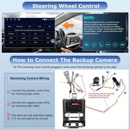 Android 13 Car Stereo Wireless CarPlay Android Auto Ford Escape 2007-2012 Car St gallery image 3