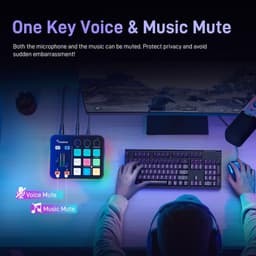 MAONO MaonoCaster G1 NEO Compact Gaming Audio Mixer Interface Black gallery image 3