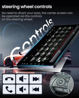 Fortdows Android 15 9in Car Stereo CarPlay Jeep Renegade 2015-2020 2GB+64GB gallery image 7