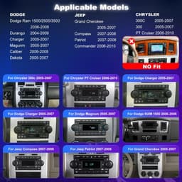 iCarSEPTON 6.8in GPS Car Stereo CarPlay Dodge Ram Jeep Chrysler gallery image 2
