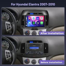 Hikity 9in Android 15 Car Stereo Hyundai Elantra 2007-2010 4GB+64GB gallery image 2