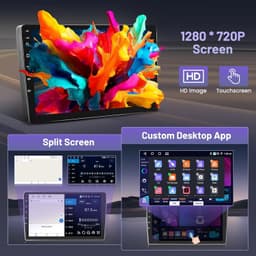 Hikity 9in Android 15 Car Stereo Hyundai Elantra 2007-2010 4GB+64GB gallery image 4