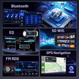 Hikity 9in Android 15 Car Stereo Hyundai Elantra 2007-2010 4GB+64GB gallery image 8