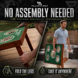 PG Palladium Golf Chipping Game Board Set 12 Balls Green PGC02 gallery image 6