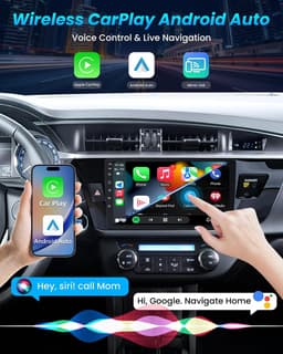 Jufodrca 10in Android 15 Car Stereo Toyota Corolla 2014-2016 CarPlay gallery image 2