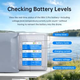styvra 5000mAh Drone Batteries 2-Pack Charger for DJI Mini 3 4 5 Pro gallery image 6