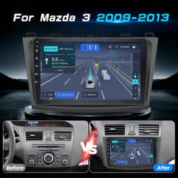 Volxcereo 9in Car Stereo Mazda 3 2009-2013 4GB+64GB CarPlay GPS gallery image 3