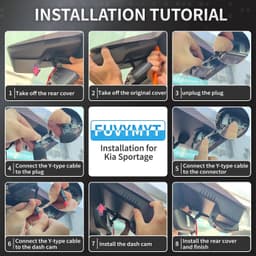 FUVYMYT 4K OEM-Style Dash Cam Kia Sportage 2026 64GB WiFi gallery image 6