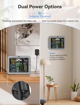 AIRAIN TECH A7G 10-in-1 Wireless Weather Station Rain Wind Sensor gallery image 6