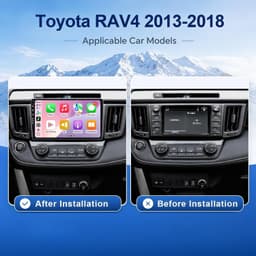 Rojokis 10in Car Stereo Toyota RAV4 2013-2018 4GB+64GB CarPlay GPS gallery image 2