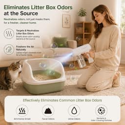 KWOOV Pet Odor Concentrate 150mL with Cordless Fine Mist Sprayer gallery image 8