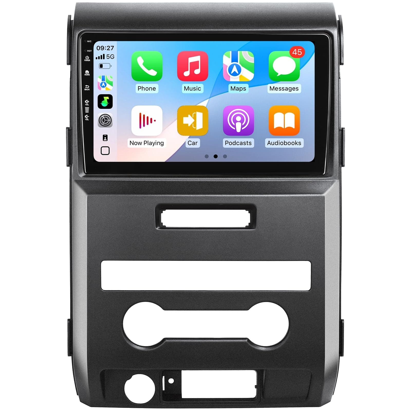 Rojokis 9in Car Stereo Ford F-150 2009-2012 4-Core 64GB CarPlay GPS