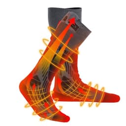 KEMIMOTO Heated Socks Medium 3-Zone App Control Rechargeable Wool Blend gallery image 1