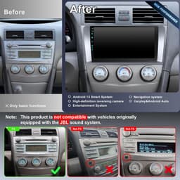 Android 13 Car Stereo Wireless CarPlay Android Auto Upgrade Toyota Camry GPS Kit gallery image 4