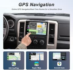Video In-Dash Units w/GPS 2009 64GB Android Car Radio Stereo 2012 Dodge Ram 1500 gallery image 3