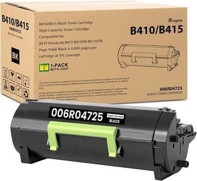 B410 Black Toner Cartridge Replacement for Xerox B410 Standard Capacity Toner Ca
