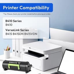 B410 Black Toner Cartridge Replacement for Xerox B410 Standard Capacity Toner Ca gallery image