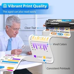 075H Toner Cartridge Set MF665Cdw MF663Cdw Compatible Replacement for Canon 075H gallery image
