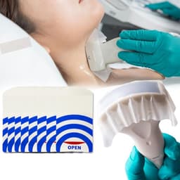 Adhesive Ultrasound Probe Covers Latex Free Clear Disposable 5×3 50 Pack gallery image