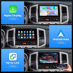 9″ Android Car Stereo Toyota Tacoma 2005–2015 Wireless CarPlay Cooling Fan gallery image