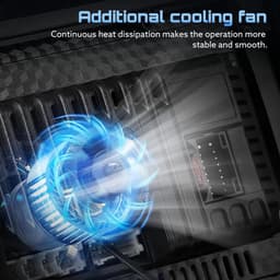 9″ Android Car Stereo Toyota Tacoma 2005–2015 Wireless CarPlay Cooling Fan gallery image