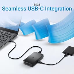 SD25 Pro Smart USB-C Dock 130W 2.5GbE Dual 4K HDMI 2.1 DP 1.4 10Gbps Hub gallery image