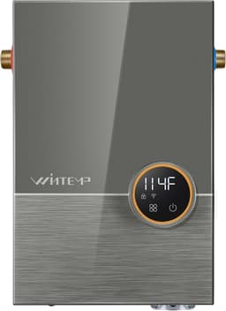 14.4kW Electric Tankless Water Heater 240V 3.5 GPM WiFi ETL Gray gallery image
